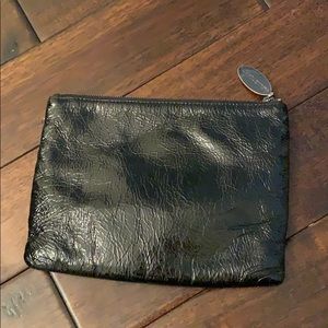 Jill Stuart Black Zip Clutch or Makeup Pouch